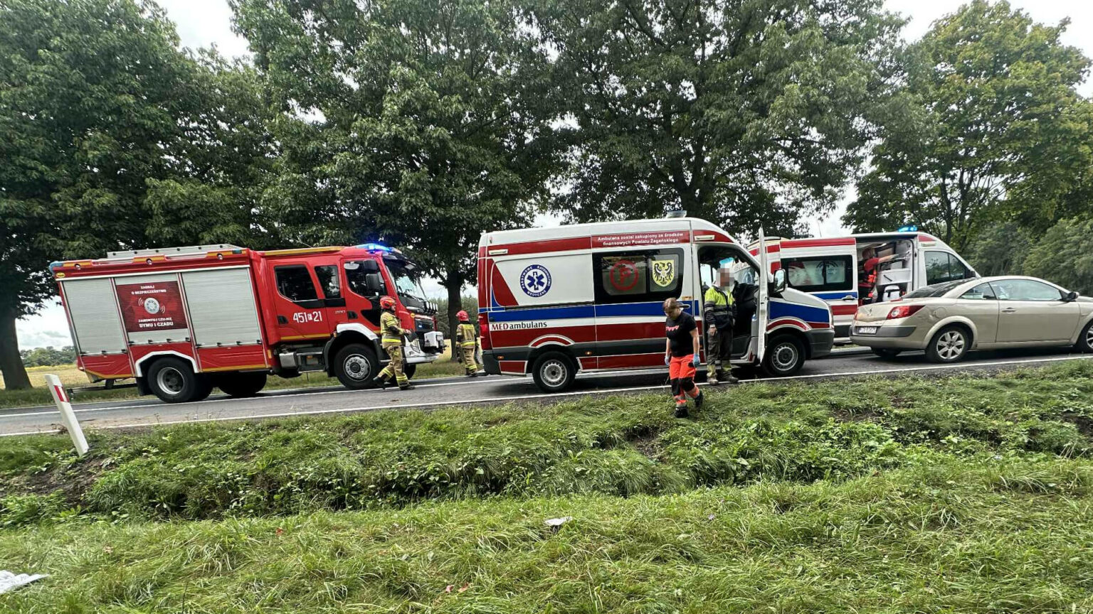 Wypadek na DK27 - Wypadek Żary