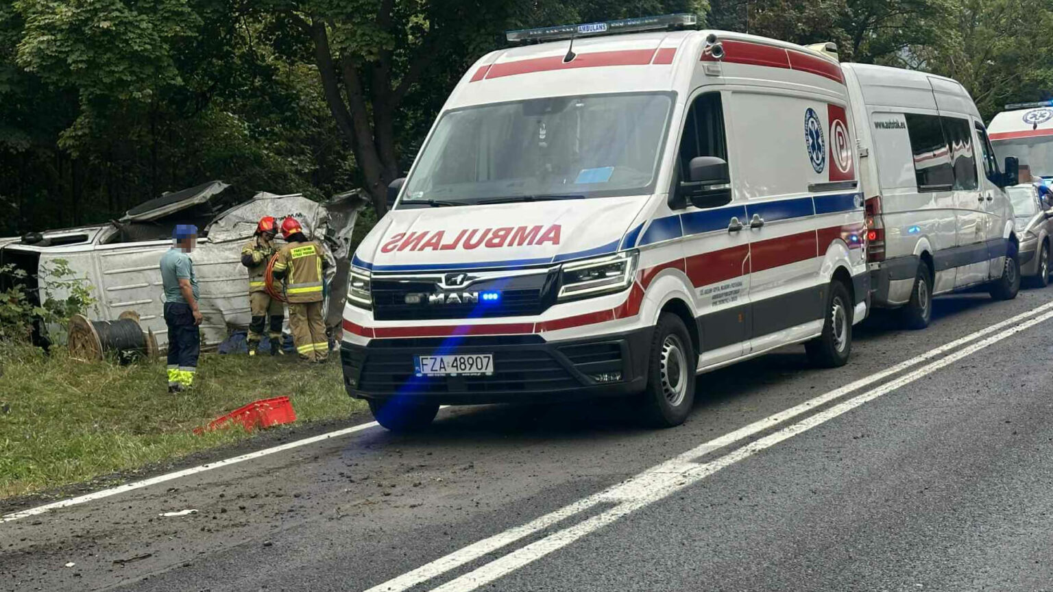 Wypadek na DK27 - Wypadek Żary