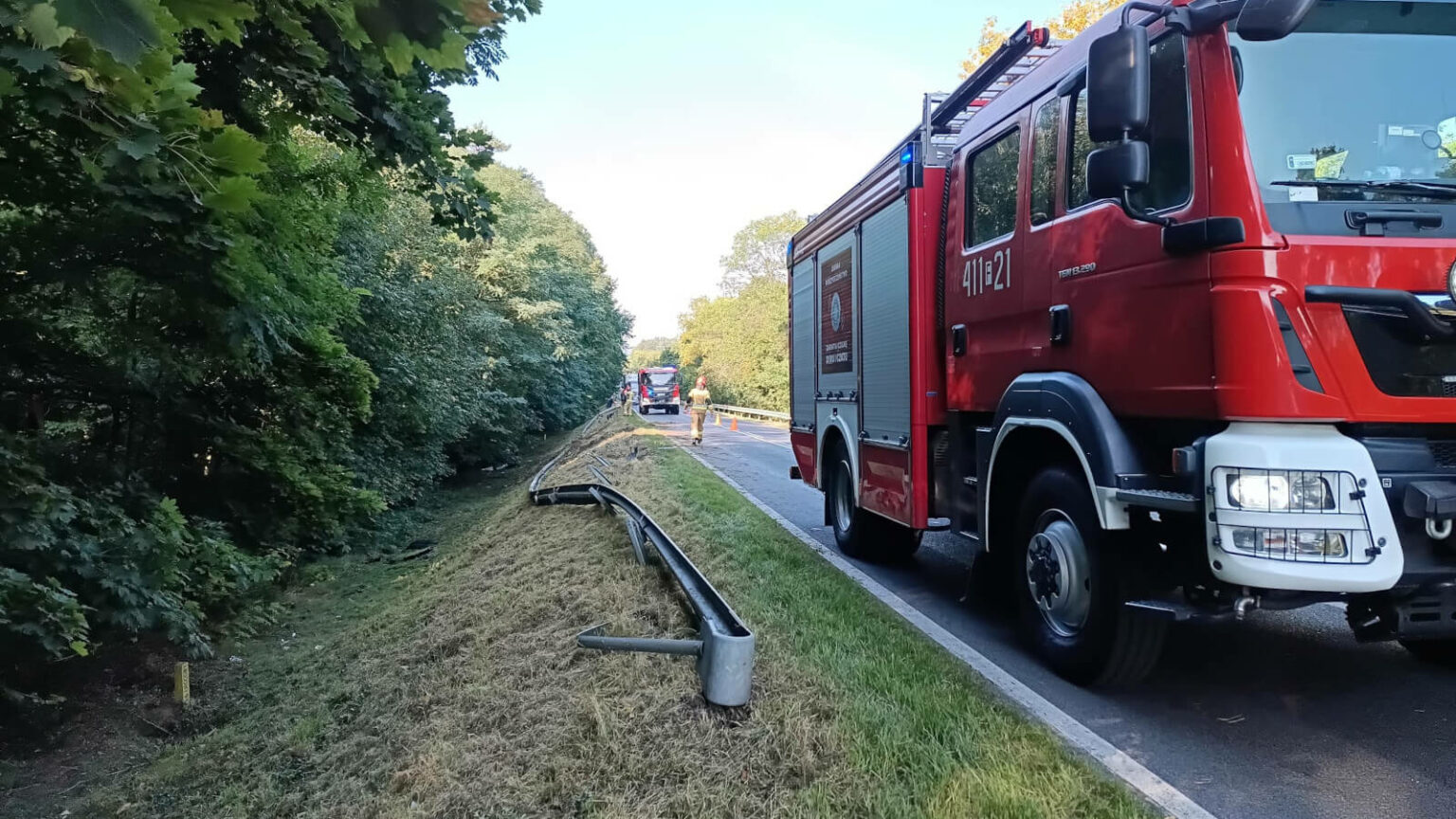 Wypadek na DW137 - Wypadek Wędrzyn