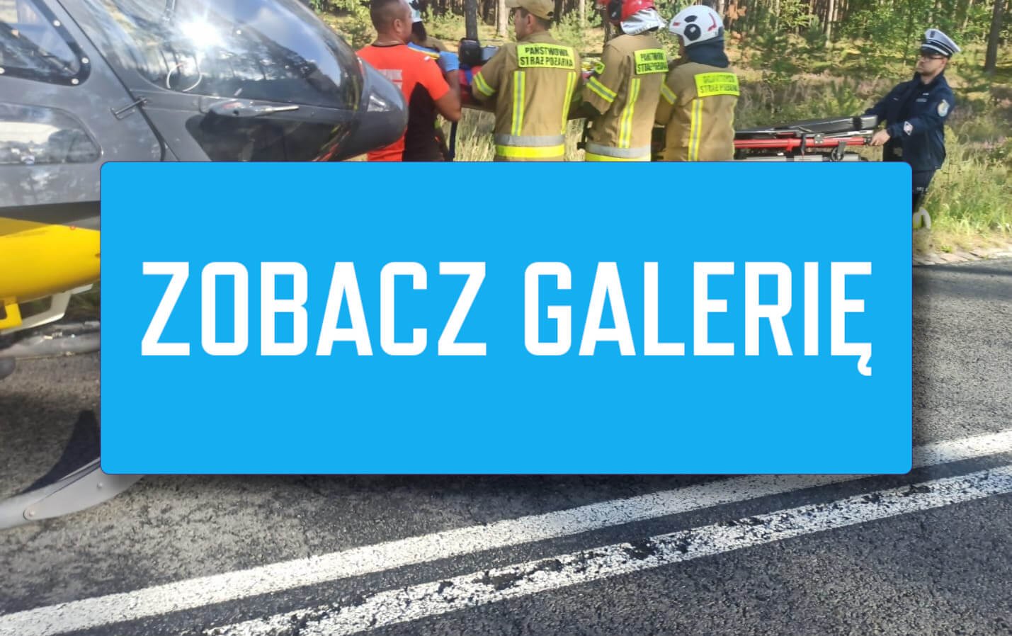 Wypadek Nowogród Bobrzański - Wypadek na DW295