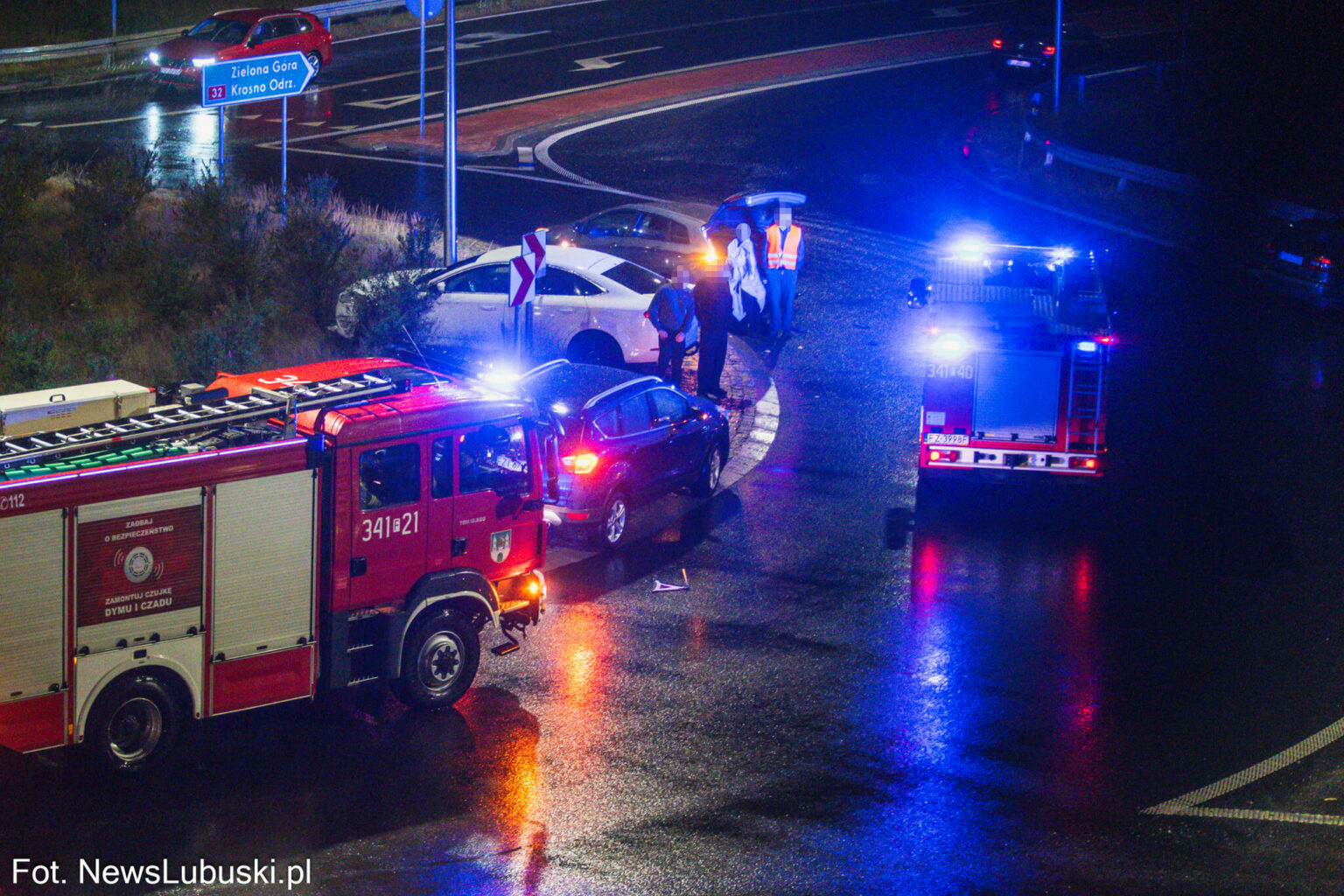 Wypadek Zielona G&oacute;ra - Wypadek Świdnica