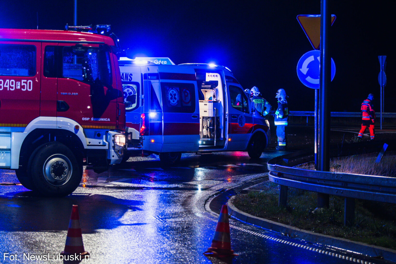 Wypadek Zielona G&oacute;ra - Wypadek Świdnica