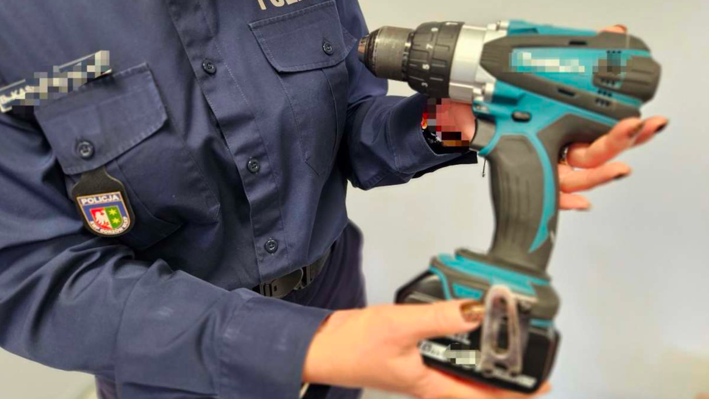 Złodziej Zielona Góra - Kradzież sklepowa elektronarzędzia
