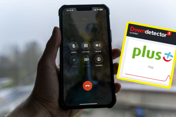 Awaria sieci Plus Polska - downdetector