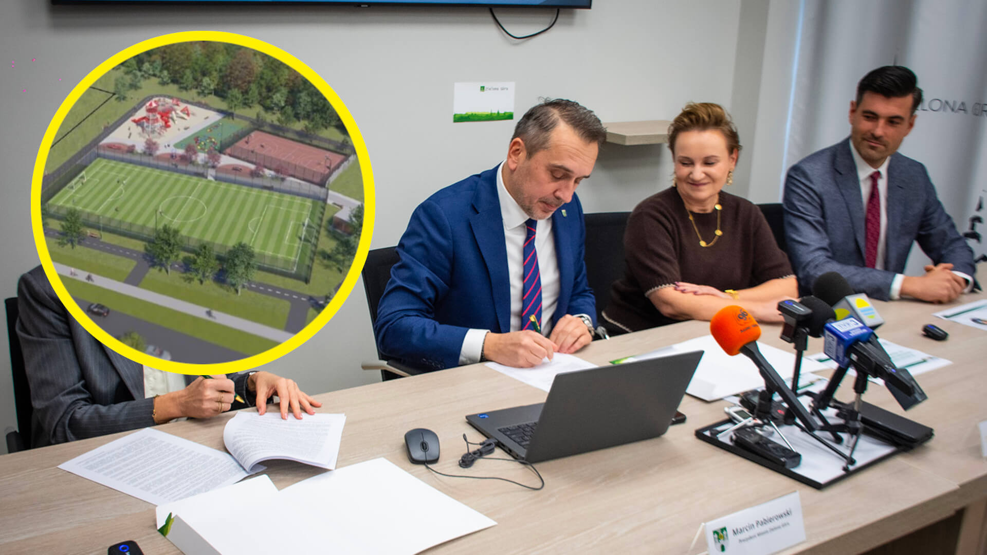 Kompleks sportowy Zielona Góra osiedle Czarkowo Łężyca