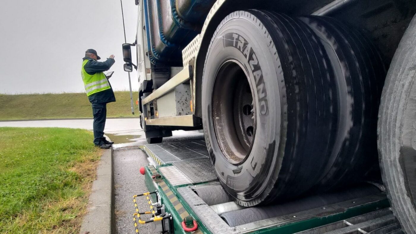 Ciężarówki z odpadami Gorzów - kontrole Inspekcja Transportu Drogowego