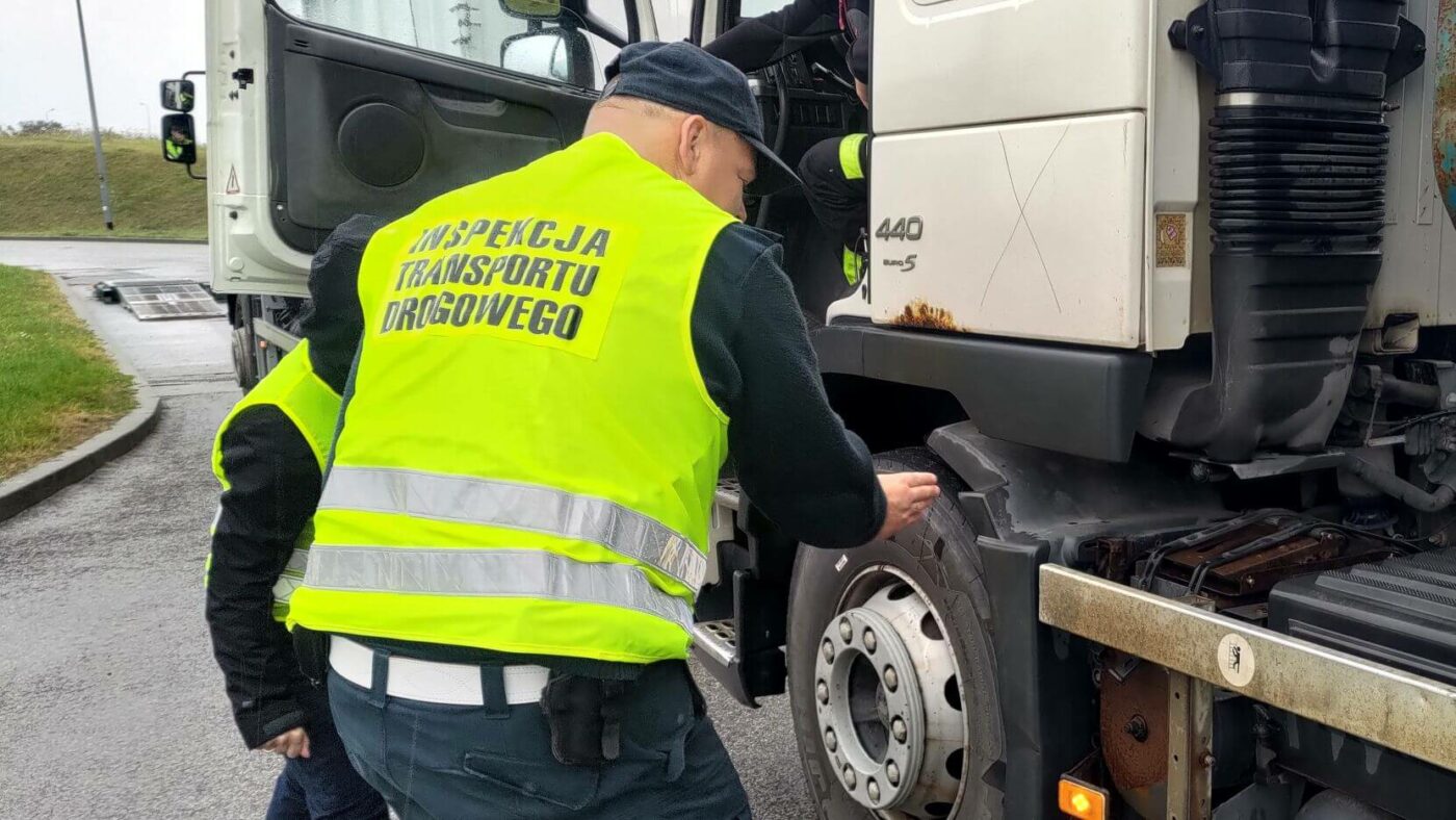 Ciężarówki z odpadami Gorzów - kontrole Inspekcja Transportu Drogowego