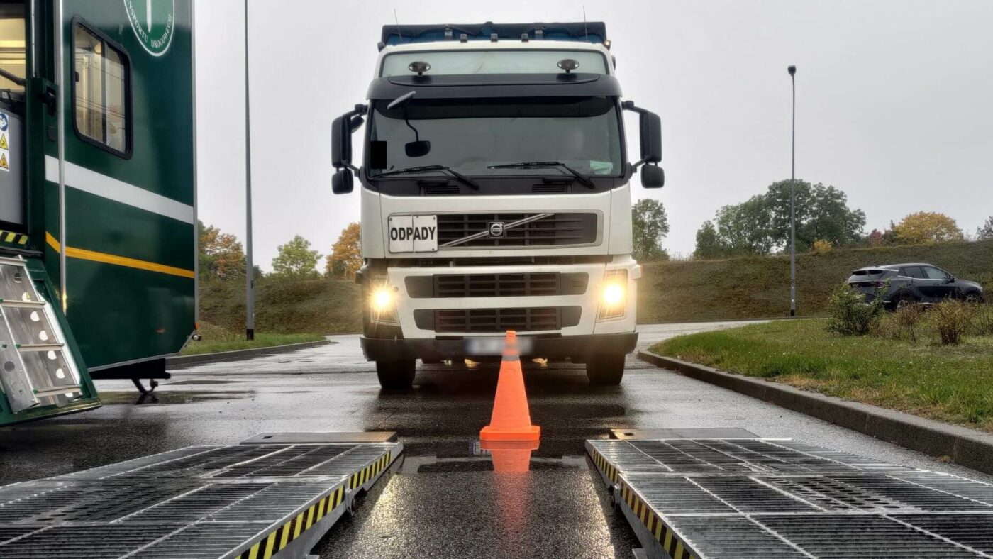 Ciężarówki z odpadami Gorzów - kontrole Inspekcja Transportu Drogowego