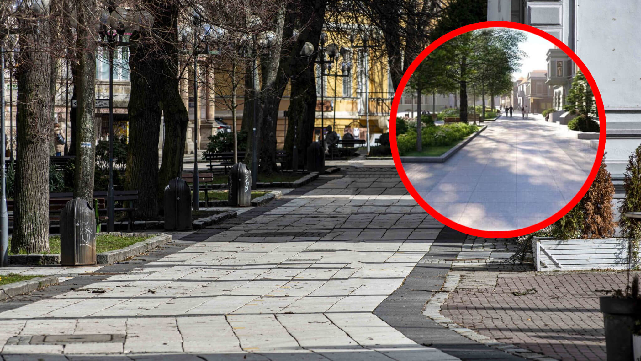 Remont deptaka Zielona Góra - rewitalizacja miasta Zielona Góra