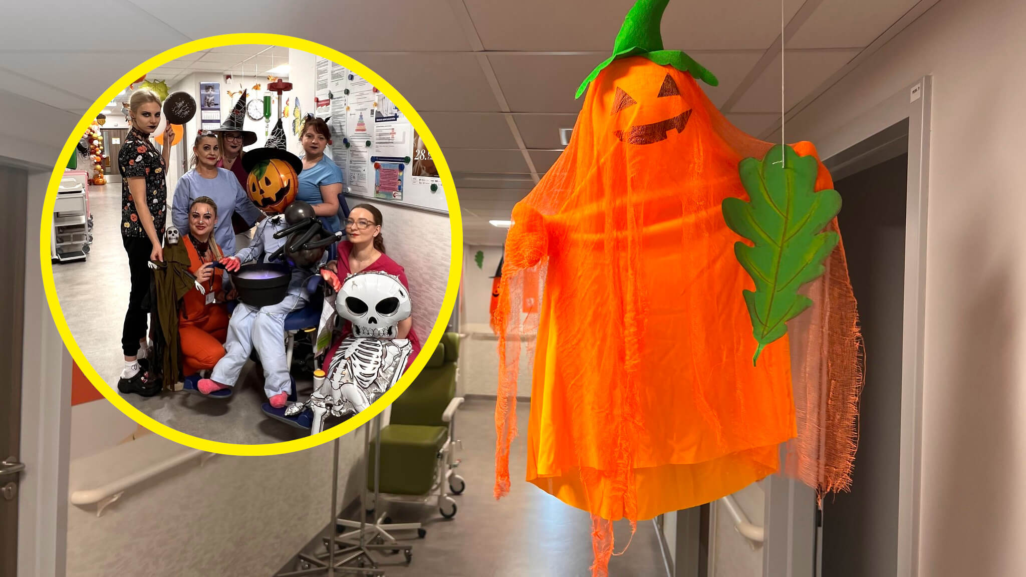 Halloween w szpitalu - Szpital Zielona Góra