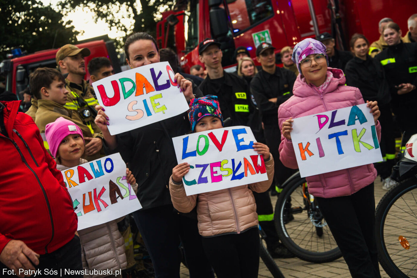 Strażak Łukasz Jęcz - Bicyklem przez Polskę dla Emilki Jęcz