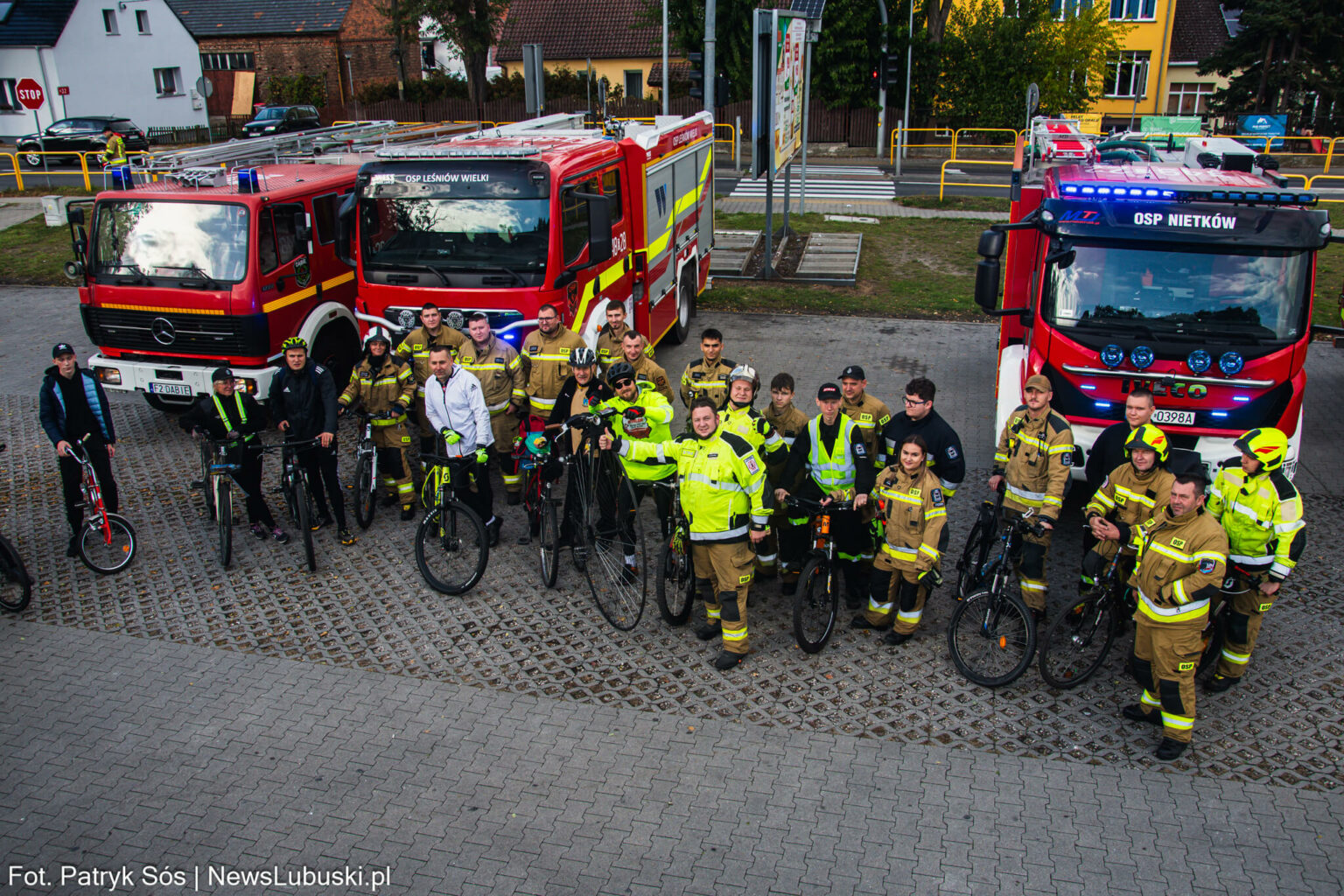 Strażak Łukasz Jęcz - Bicyklem przez Polskę dla Emilki Jęcz
