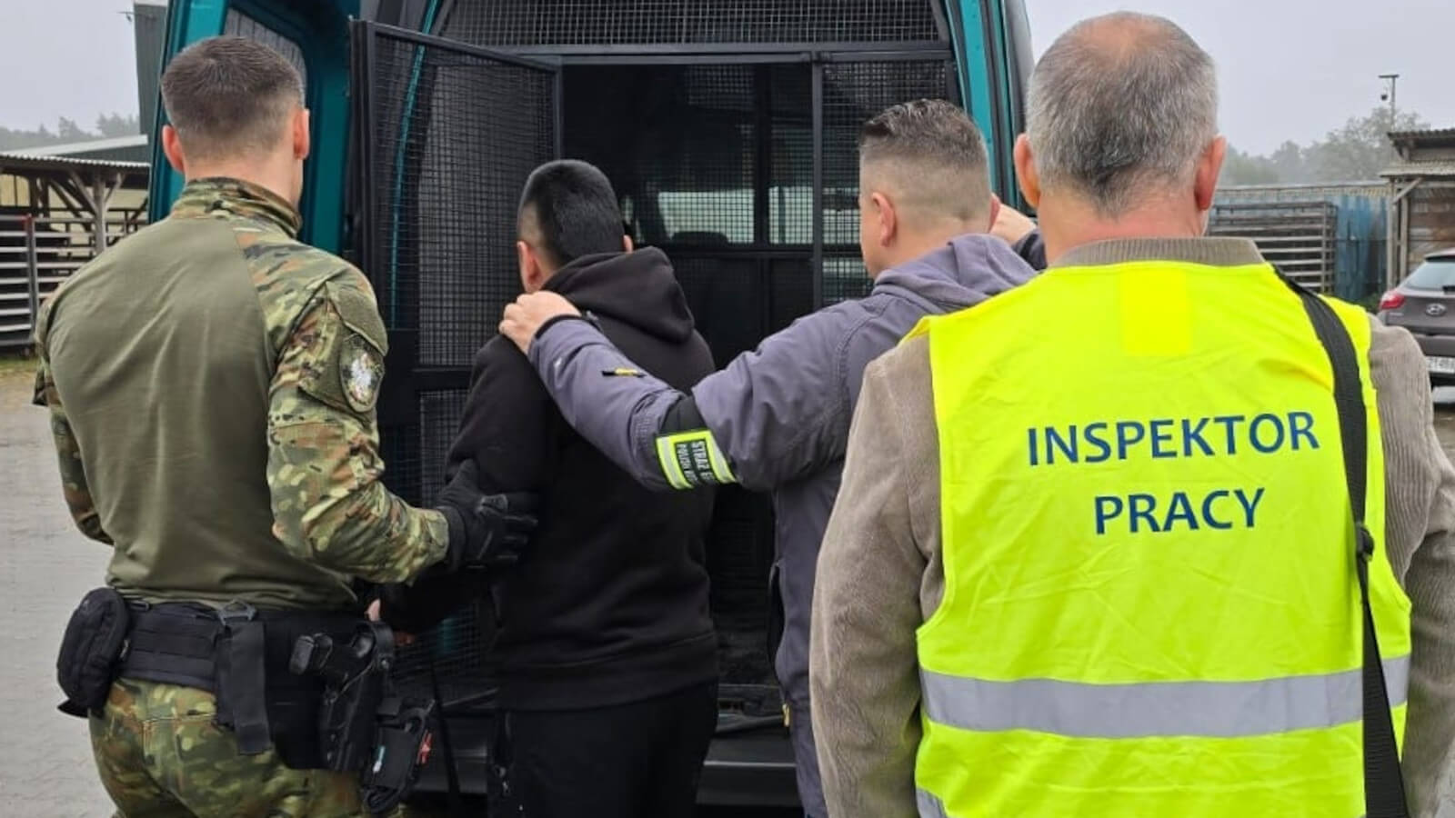 Nielegalni migranci Żagań - Straż Graniczna Tuplice