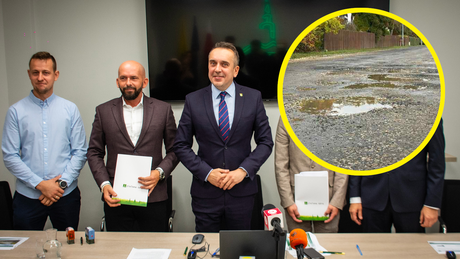 Ofensywa drogowa Zielona Góra - remonty dróg Jędrzychów i Zatonie