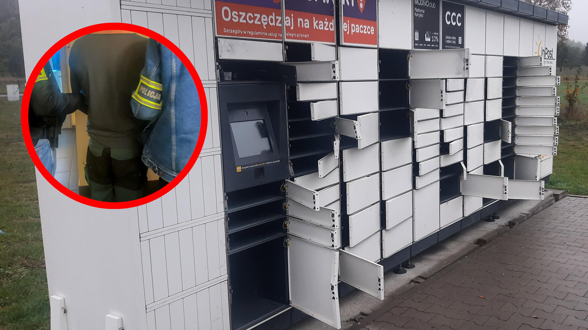 Okradł paczkomat InPost Rzepin - Policja Rzepin pościg