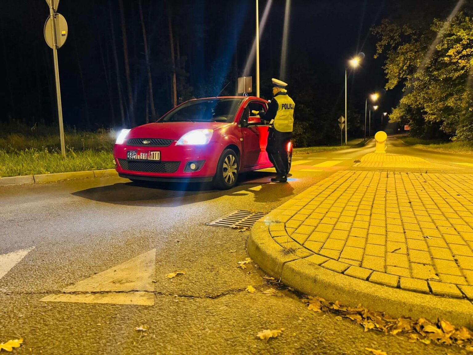 Trzeźwy poranek Zielona G&oacute;ra - akcja policji Zielona G&oacute;ra