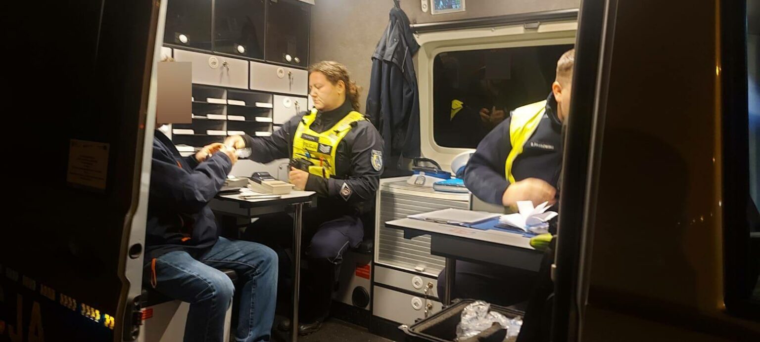 Trzeźwy poranek Zielona G&oacute;ra - akcja policji Zielona G&oacute;ra