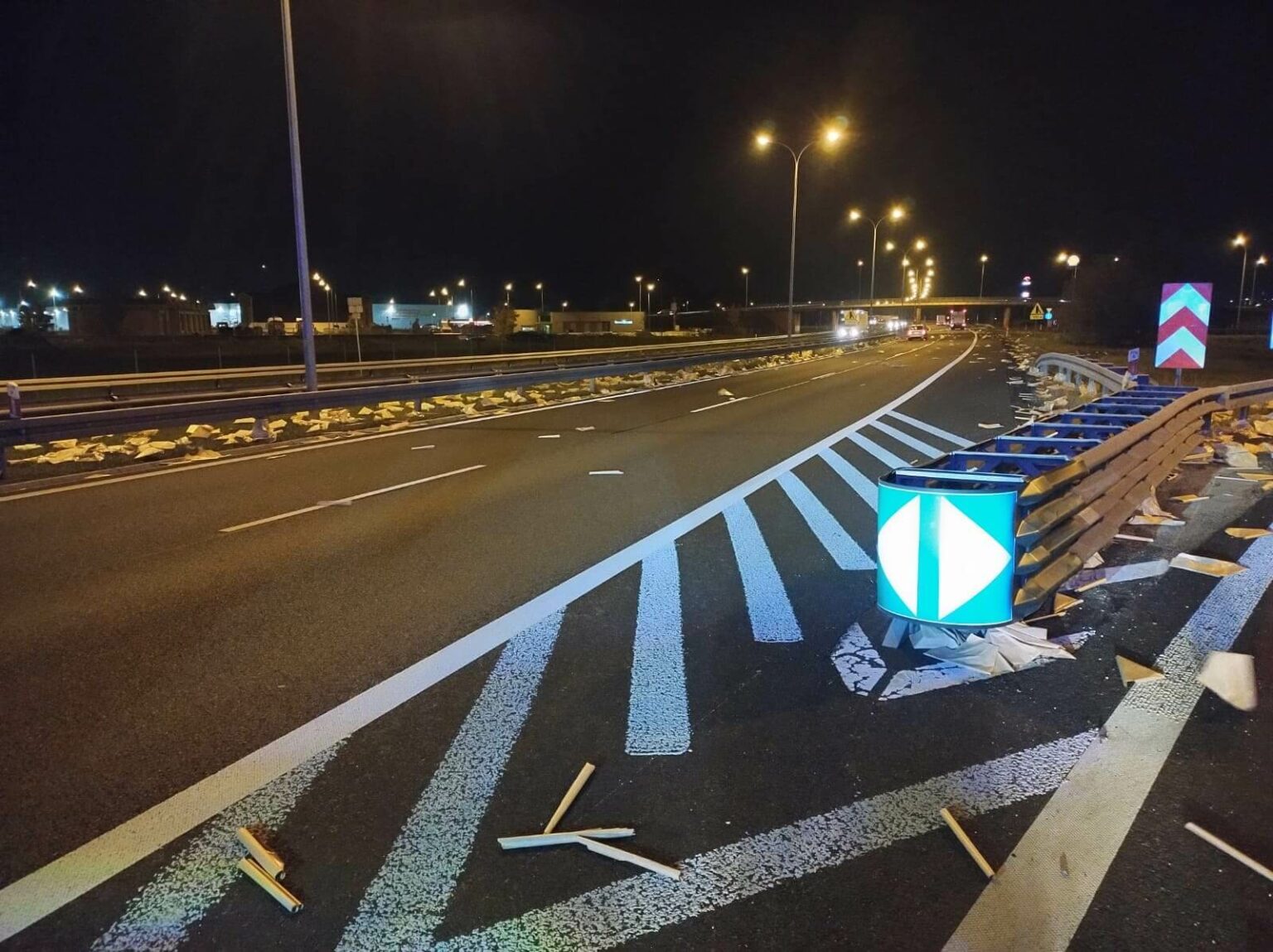 Pijany kierowca ciężar&oacute;wki - Trasa S3 Sulech&oacute;w