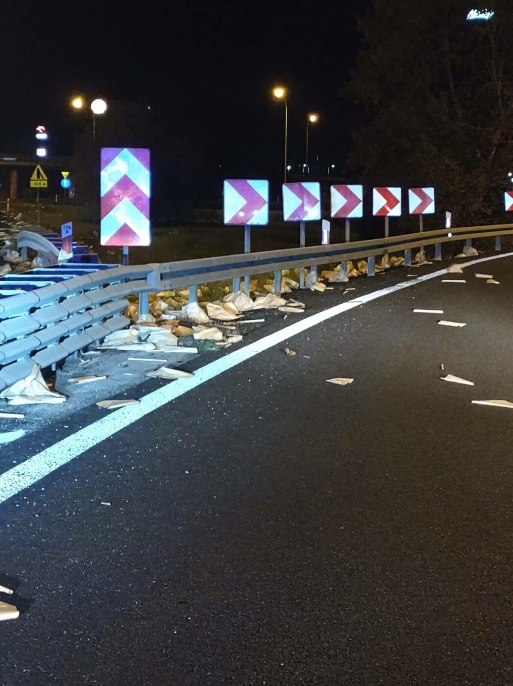 Pijany kierowca ciężarówki - Trasa S3 Sulechów