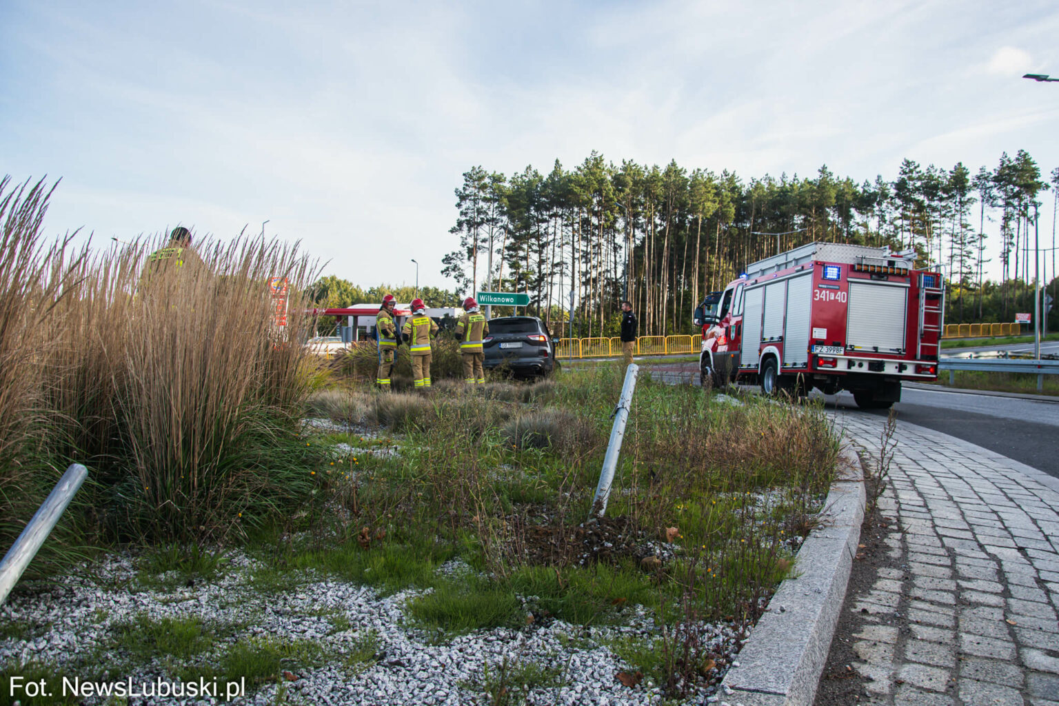 Pijany kierowca Zielona G&oacute;ra - Wypadek Wilkanowo