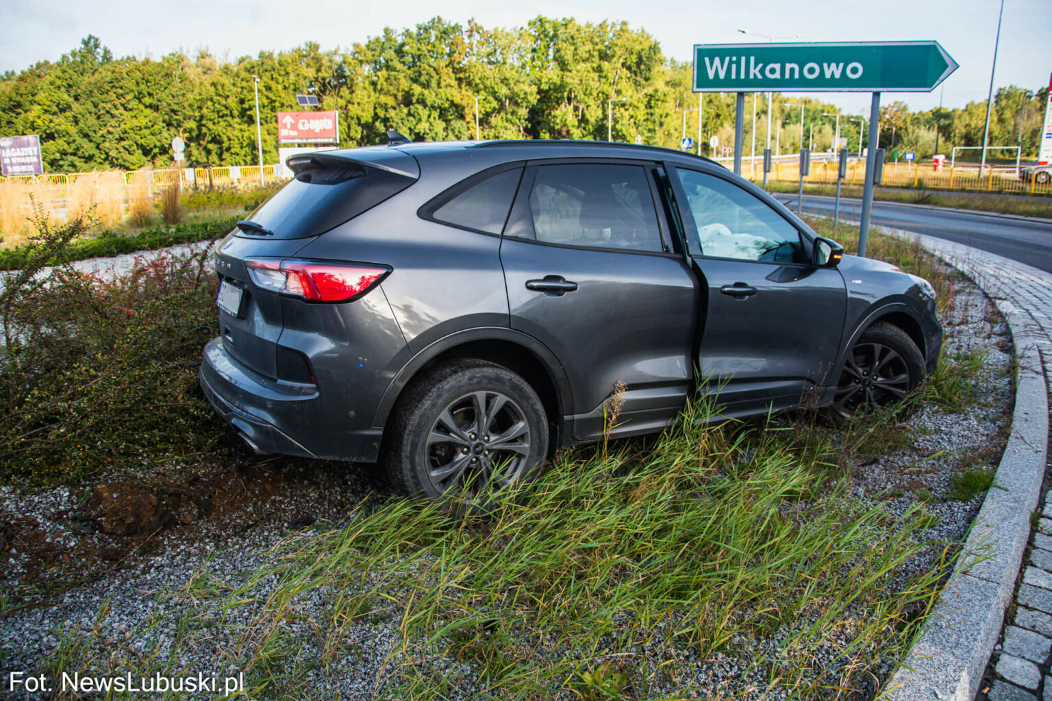 Pijany kierowca Zielona G&oacute;ra - Wypadek Wilkanowo