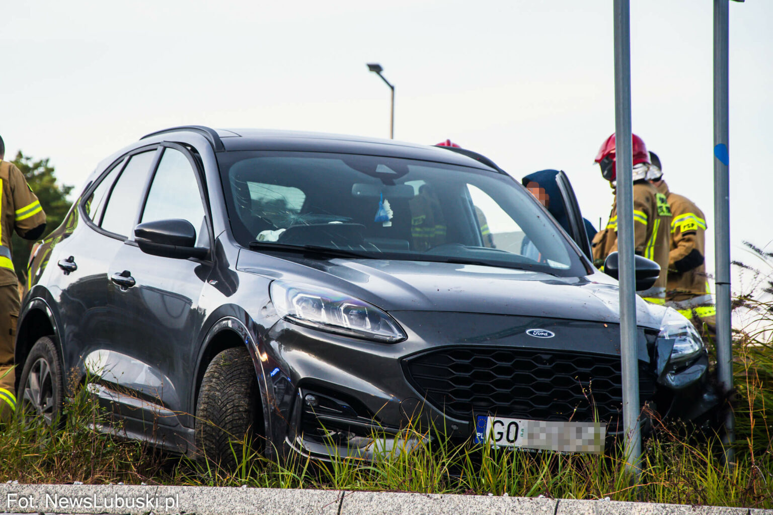 Pijany kierowca Zielona G&oacute;ra - Wypadek Wilkanowo
