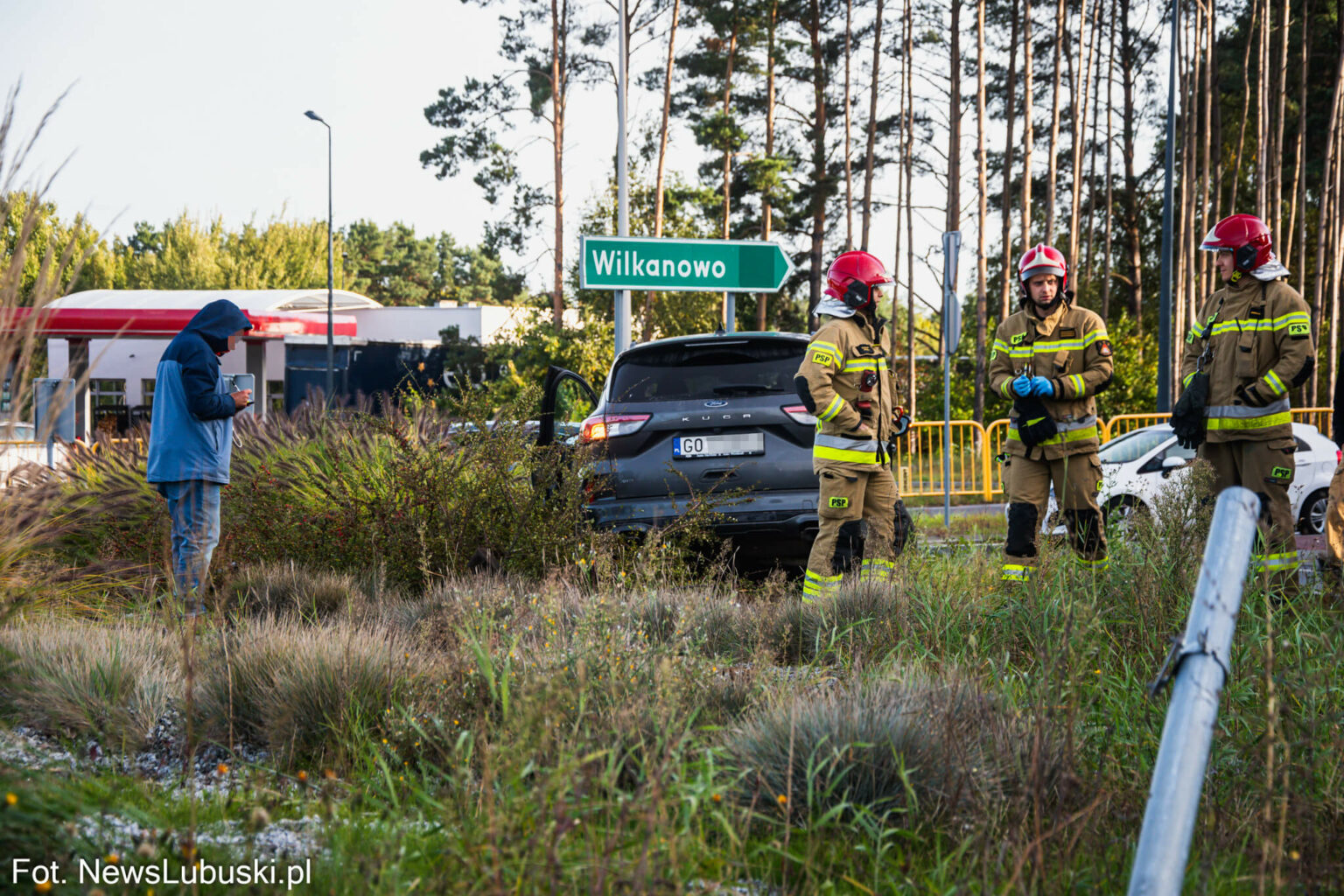 Pijany kierowca Zielona G&oacute;ra - Wypadek Wilkanowo