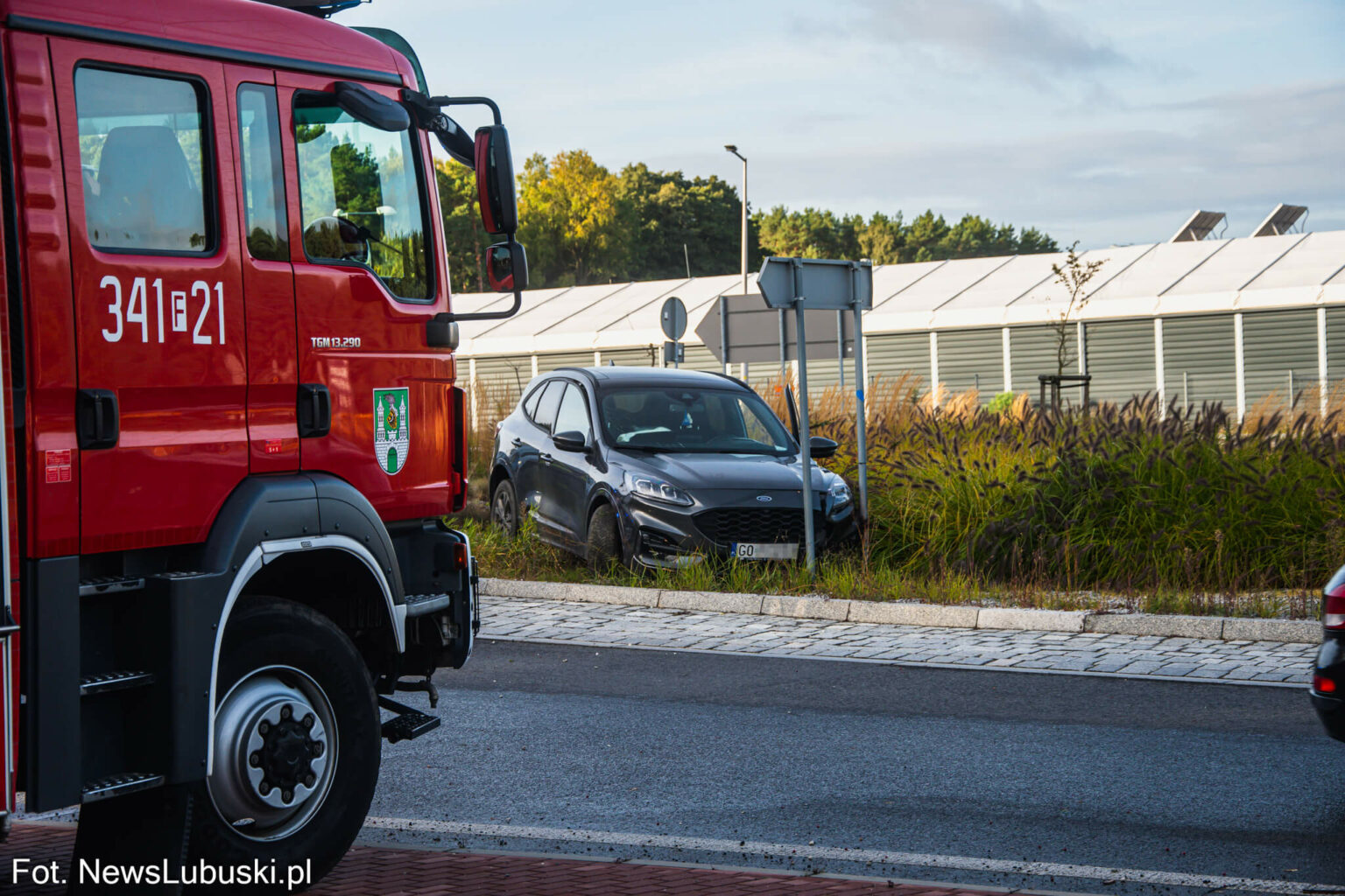 Pijany kierowca Zielona G&oacute;ra - Wypadek Wilkanowo