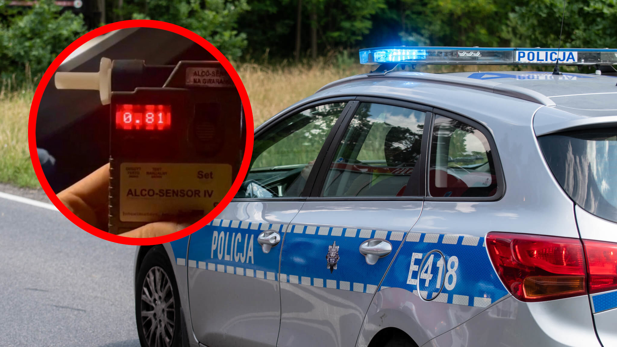 Rowerzysta 2 promile Skwierzyna - Policja Międzyrzecz