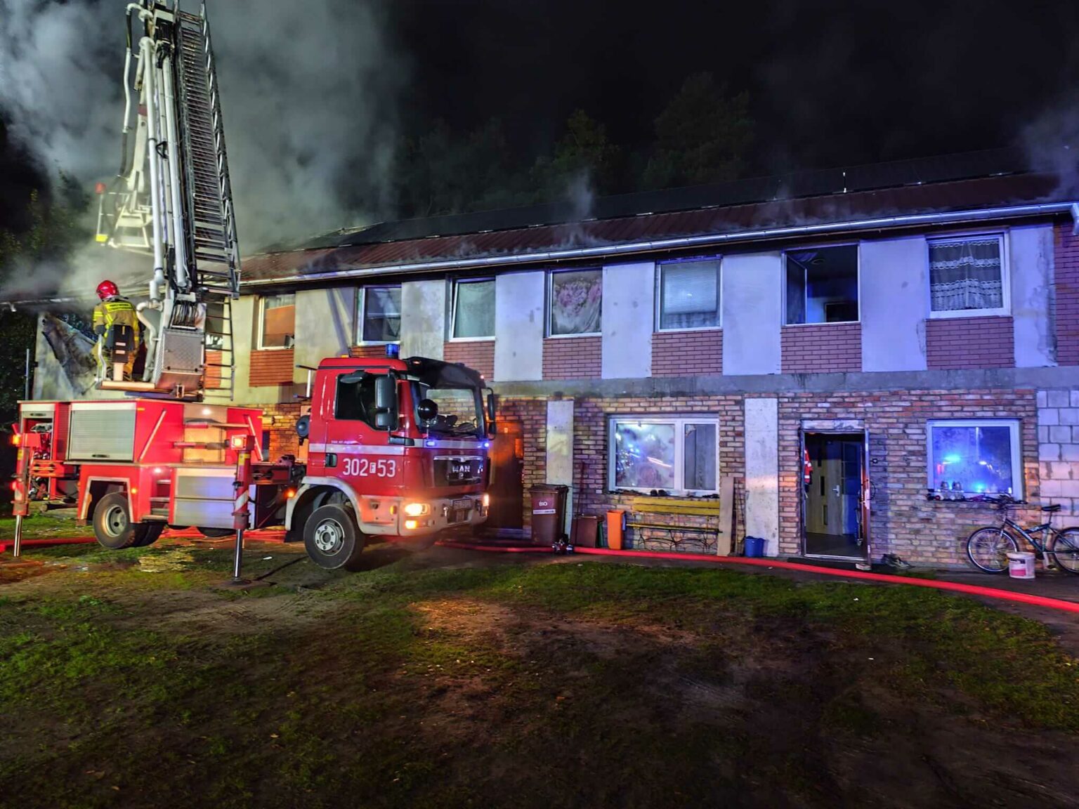 Pożar Bolemin - Pożar Gorz&oacute;w Wielkopolski