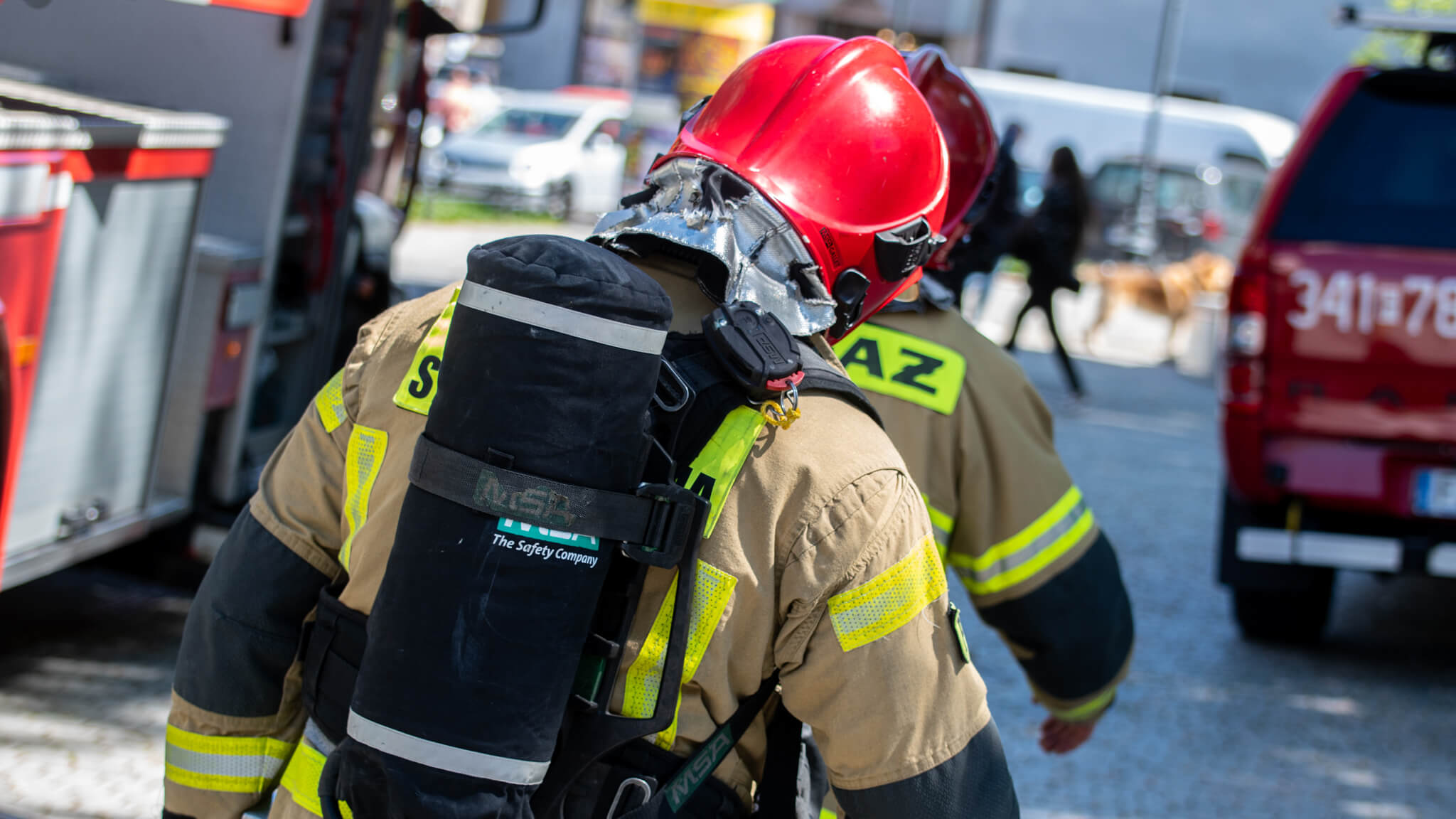 Pożar Rockwool Cigacice - Straż pożarna Zielona Góra