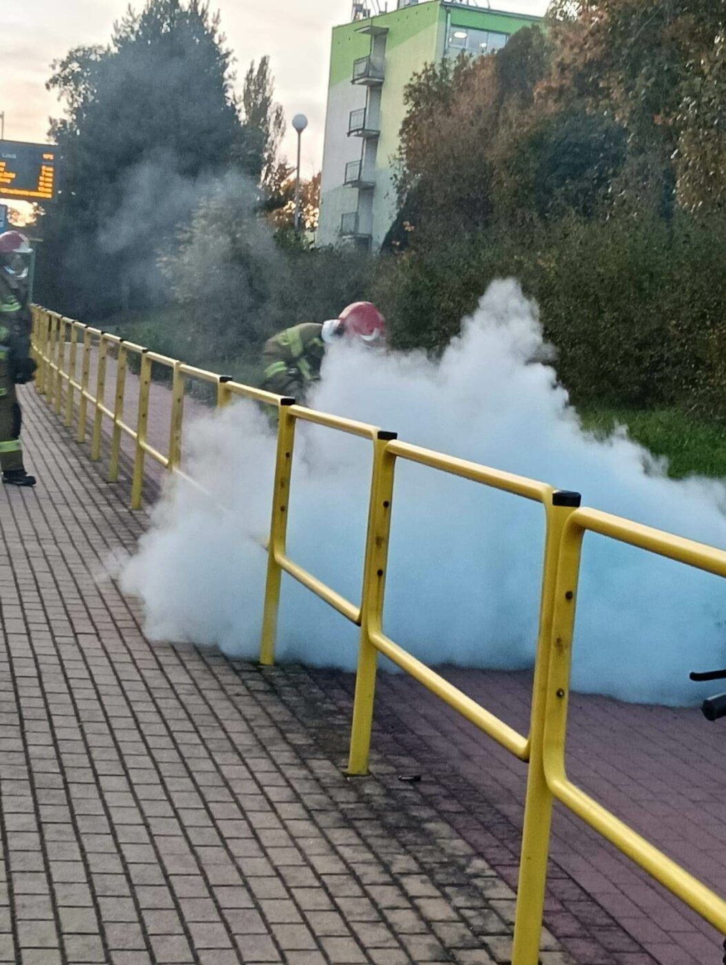 Pożar hulajnogi elektrycznej Zielona Góra - Straż pożarna Zielona Góra