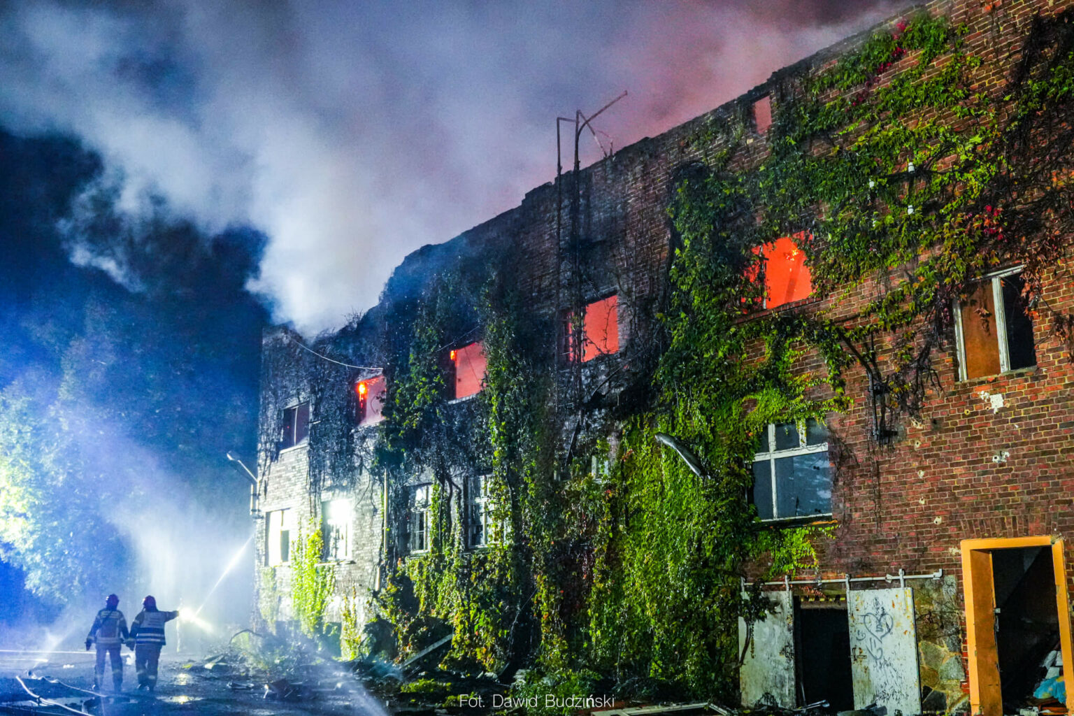 Pożar Sulech&oacute;w Kościuszki - podpalenie Sulech&oacute;w
