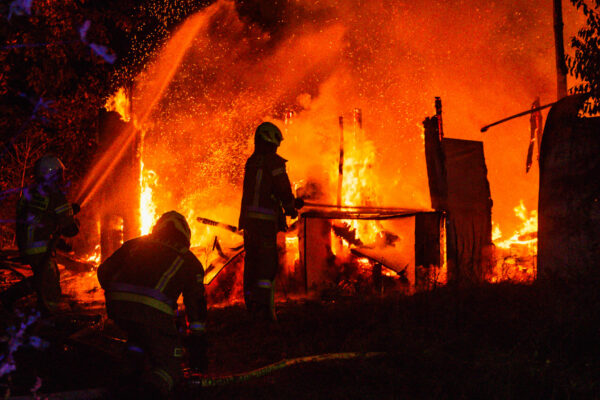 Pożar Zielona Góra, Pożar Ochla - straż pożarna Zielona Góra