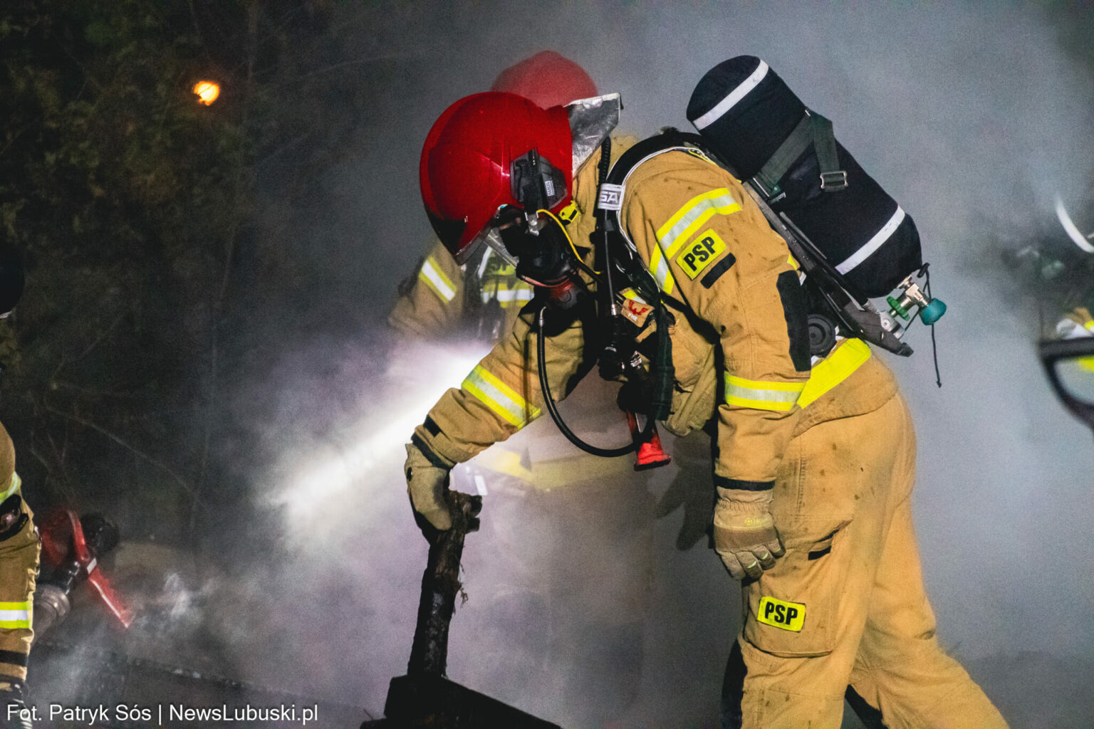 Pożar Zielona G&oacute;ra, Pożar Ochla - straż pożarna Zielona G&oacute;ra