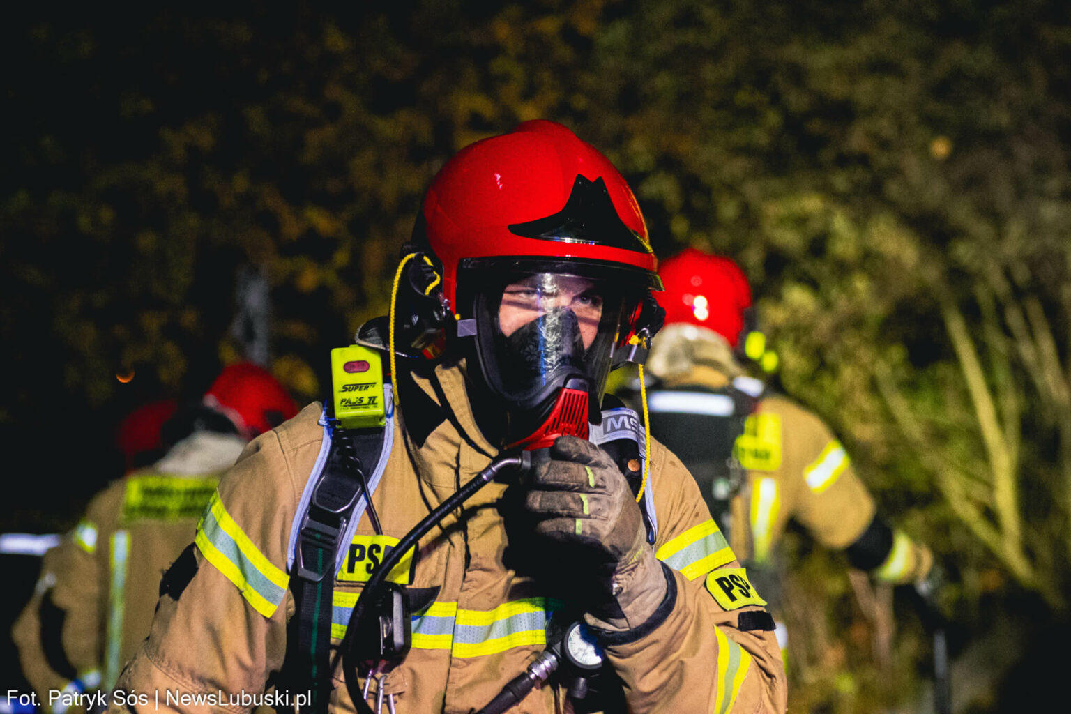 Pożar Zielona G&oacute;ra, Pożar Ochla - straż pożarna Zielona G&oacute;ra