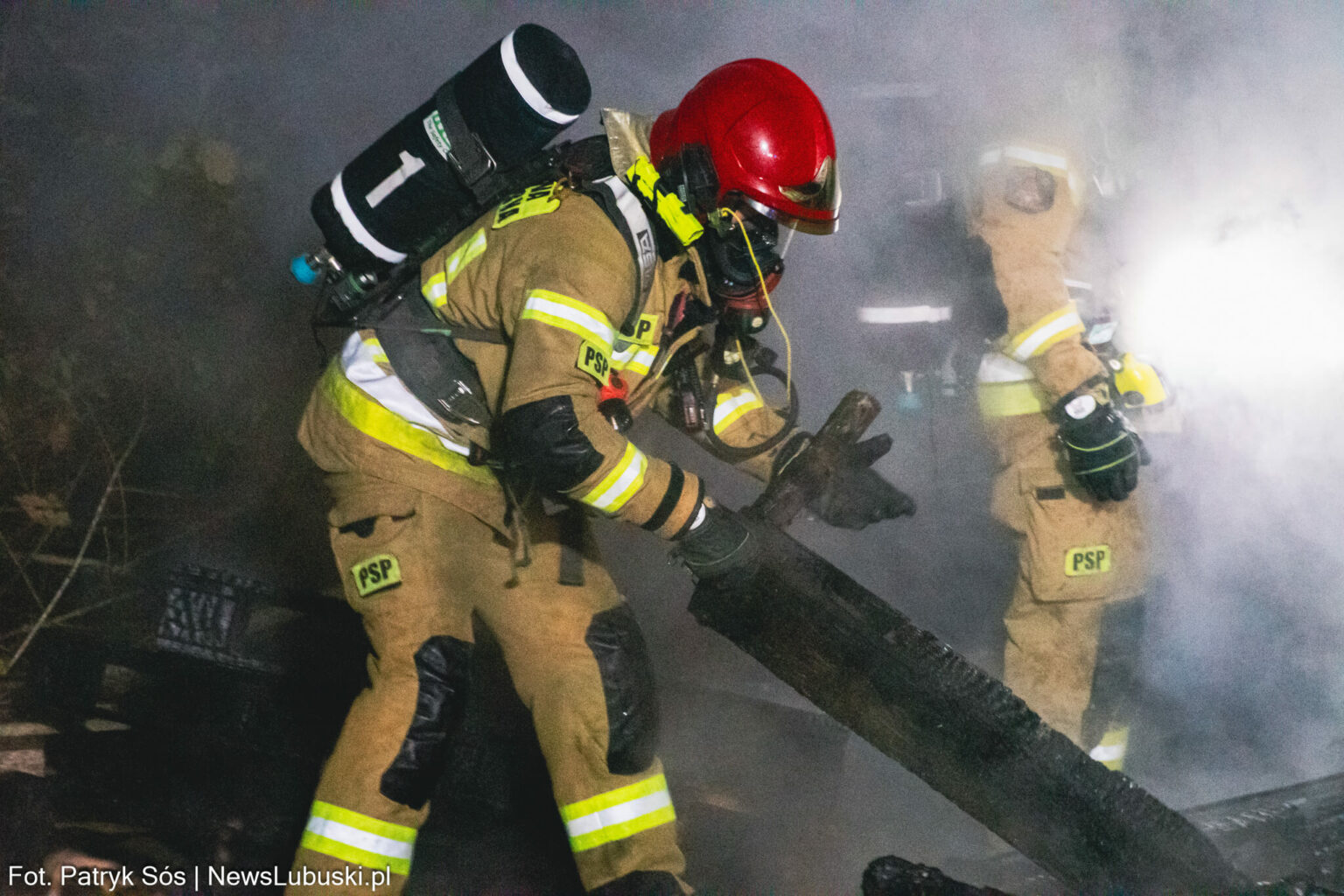 Pożar Zielona G&oacute;ra, Pożar Ochla - straż pożarna Zielona G&oacute;ra