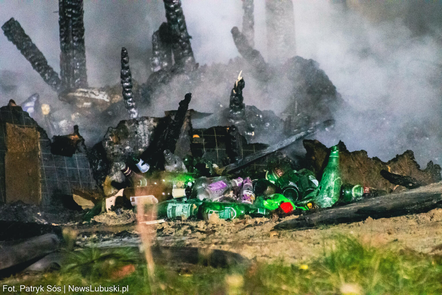 Pożar Zielona G&oacute;ra, Pożar Ochla - straż pożarna Zielona G&oacute;ra