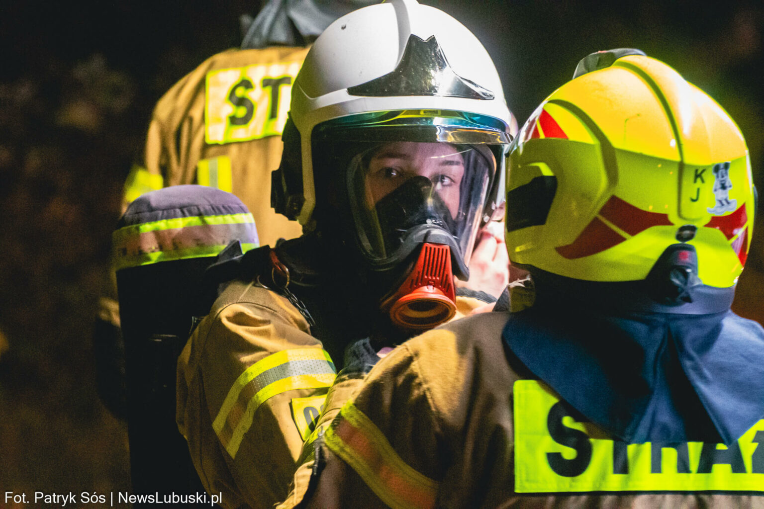 Pożar Zielona G&oacute;ra, Pożar Ochla - straż pożarna Zielona G&oacute;ra