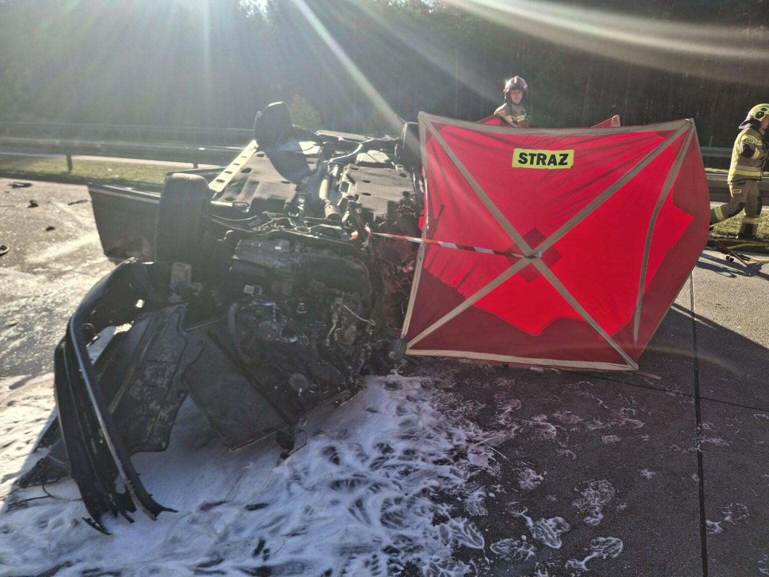 Śmiertelny wypadek na A2 - Wypadek Torzym. Utrudnienia na A2