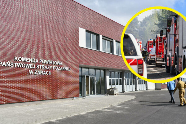 Nie alarm, a przeprowadzka! Kolumna wozów PSP przejedzie przez Żary z włączonymi sygnałami