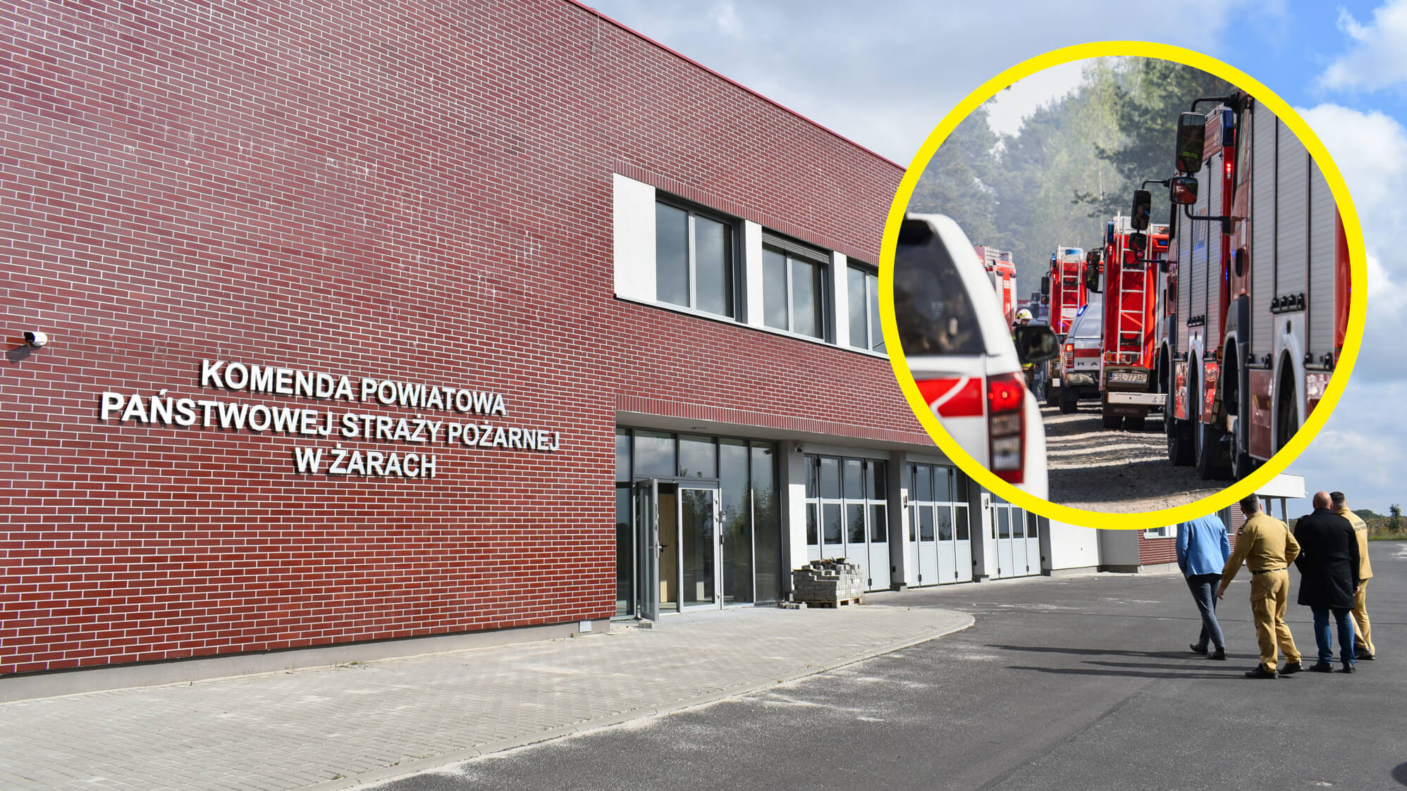 Nie alarm, a przeprowadzka! Kolumna wozów PSP przejedzie przez Żary z włączonymi sygnałami