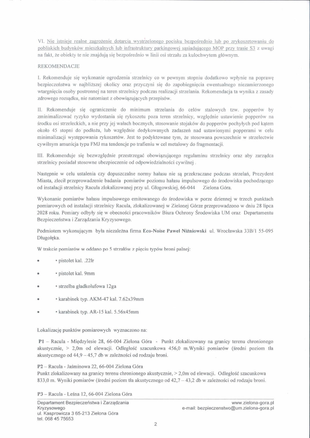 Psy zagryzły mężczyznę Zielona G&oacute;ra - Ratusz Zielona G&oacute;ra Strzelnica Racula