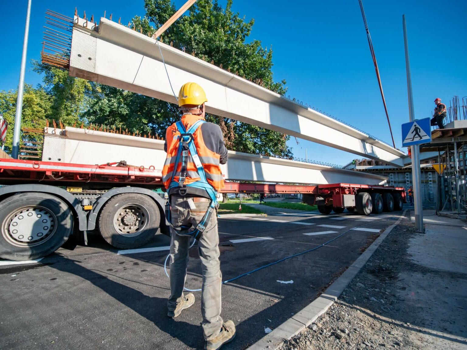 Wiadukt Zielona G&oacute;ra Zjednoczenia - Budowa w Zielonej G&oacute;rze