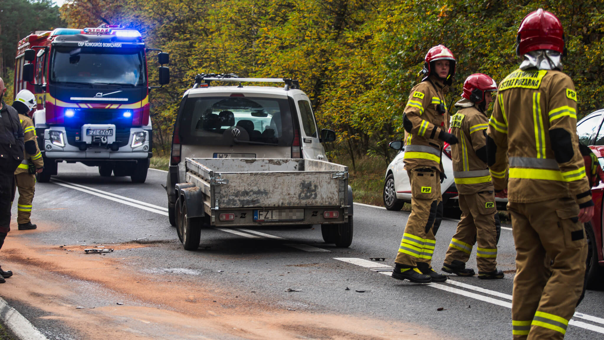 Wypadek na DK27 - Wypadek Nowogród Bobrzański