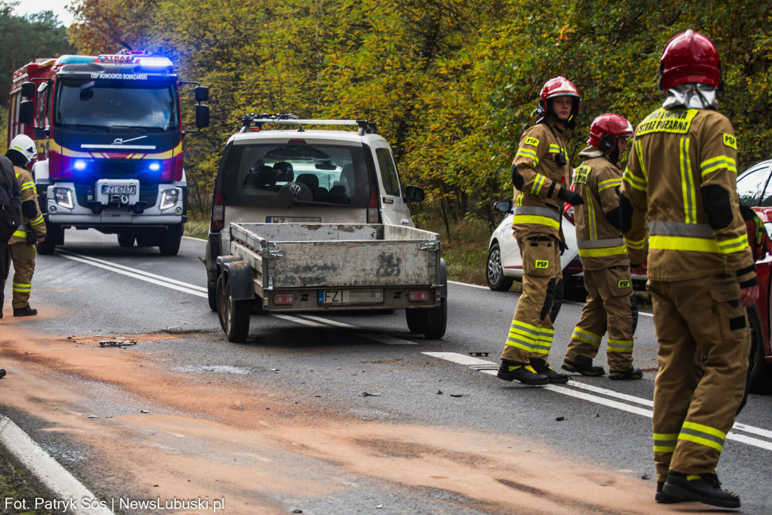 Wypadek na DK27 - Wypadek Nowogr&oacute;d Bobrzański