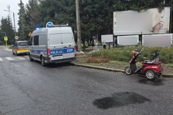 Wypadek Sulechów - motorowerzysta samochód Jana Pawła