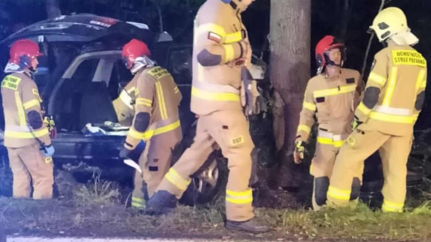 Wypadek Zielona Góra - Wypadek Kiełpin