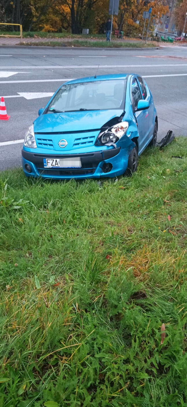 Wypadek Zielona Góra Podgórna - Kolizja Zielona Góra