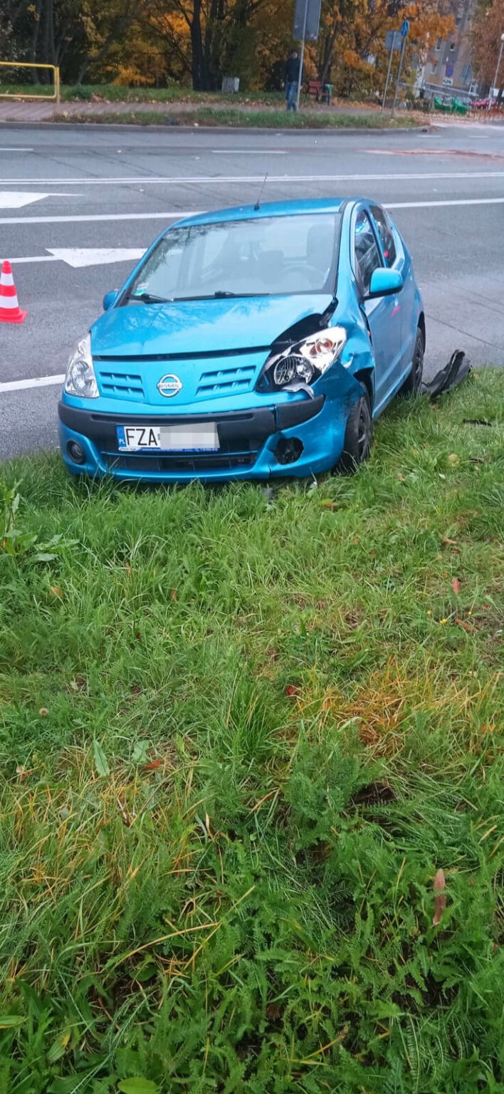 Wypadek Zielona G&oacute;ra Podg&oacute;rna - Kolizja Zielona G&oacute;ra